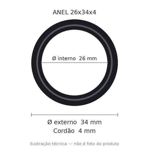 Anel 7200 26x34x4