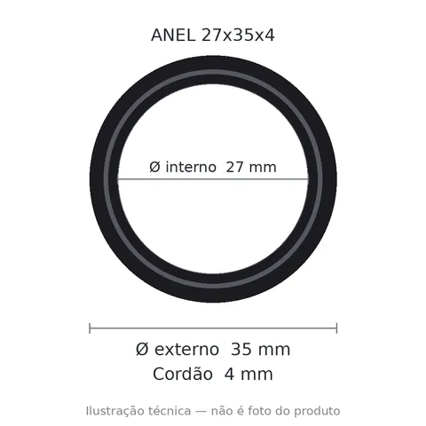 Anel 7074 27x35x4