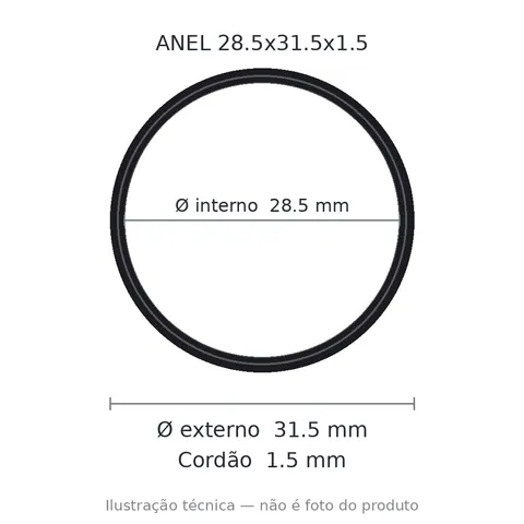 Anel 7949 28,5x31,5x1,5