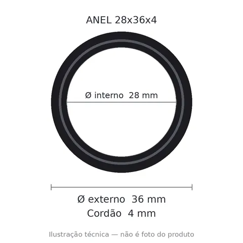 Anel 7754 28x36x4