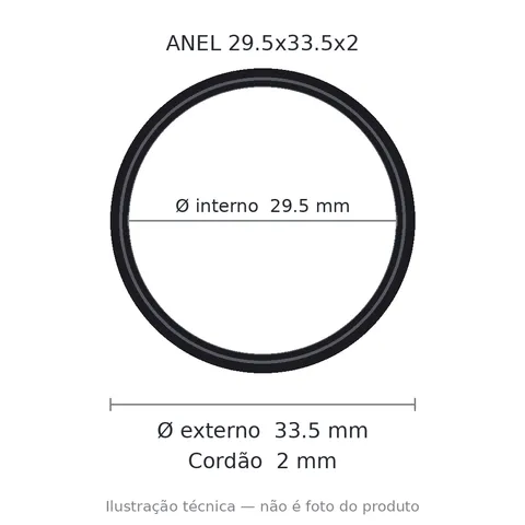 Anel 7181 29,5x33,5x2
