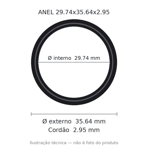 Anel 3916 29,74x35,64x2,95