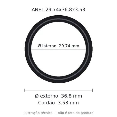 Anel 2217 29,74x36,8x3,53