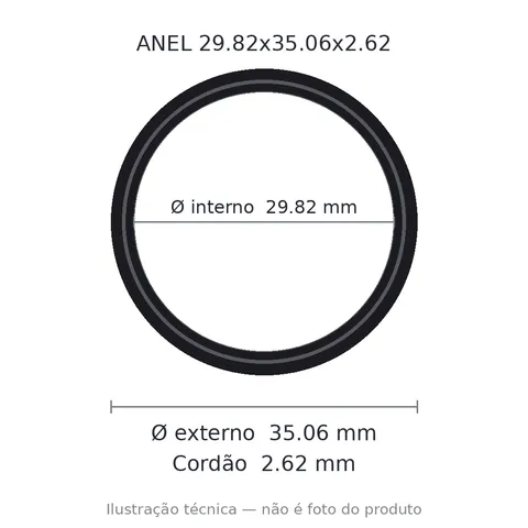 Anel 2123 29,82x35,06x2,62