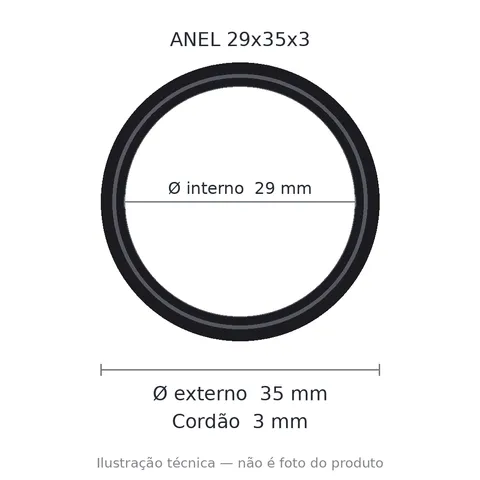 Anel 7454 29x35x3