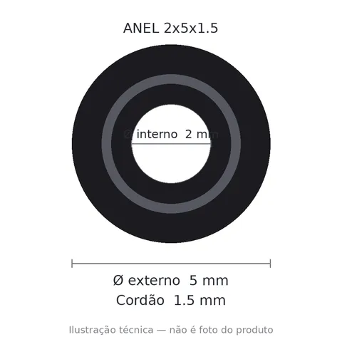 Anel 7939 2x5x1,5