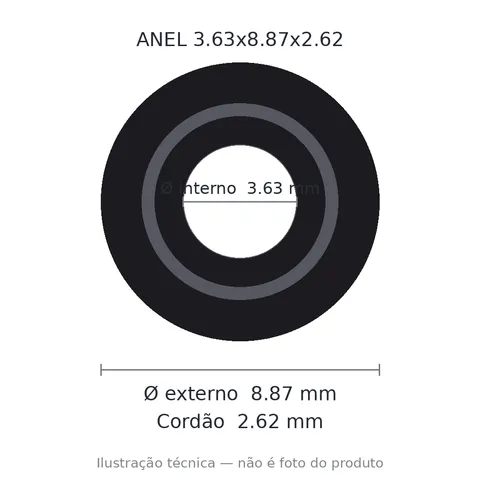 Anel 2105 3,63x8,87x2,62