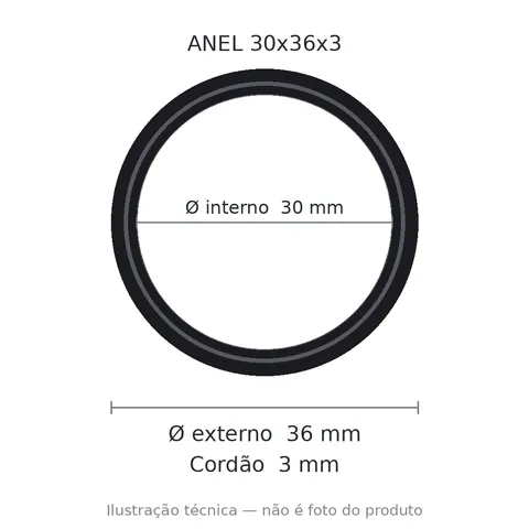 Anel 7325 30x36x3