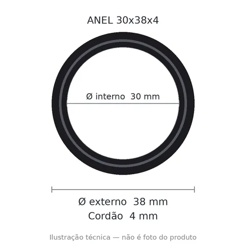 Anel 7284 30x38x4