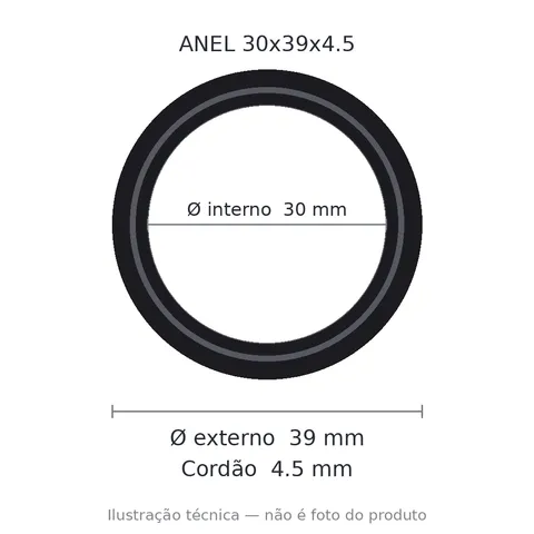 Anel 7318 30x39x4,5