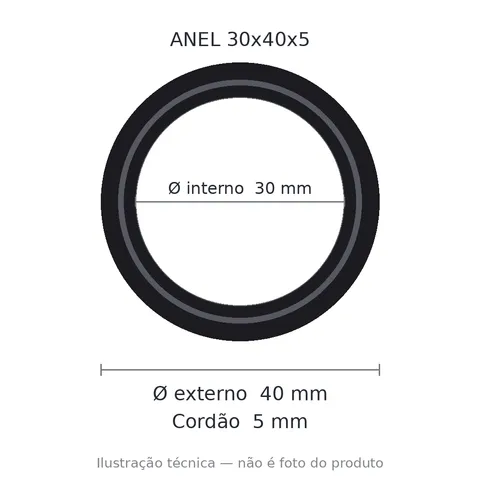 Anel 7087 30x40x5