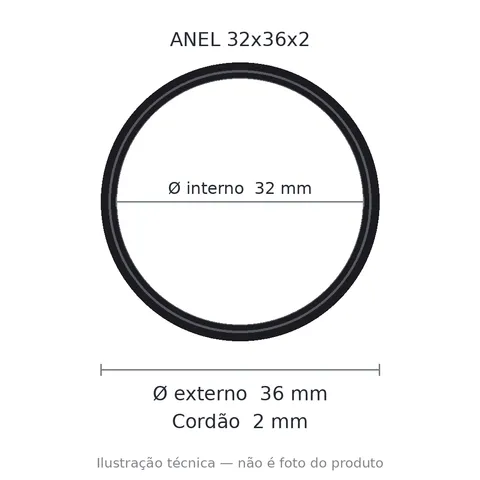 Anel 7362 32x36x2