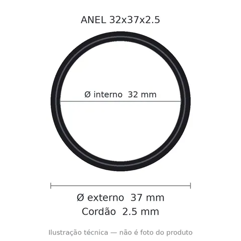 Anel 7313 32x37x2,5