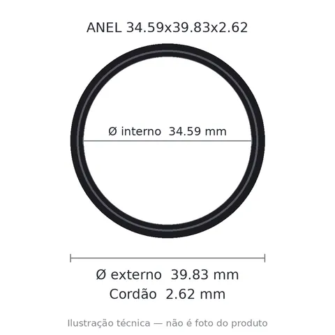 Anel 2126 34,59x39,83x2,62