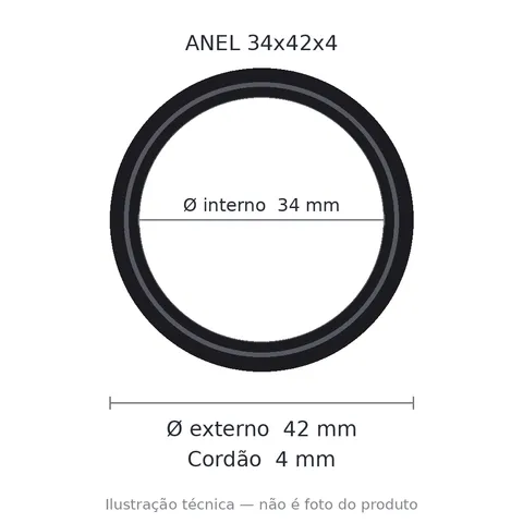 Anel 7451 34x42x4