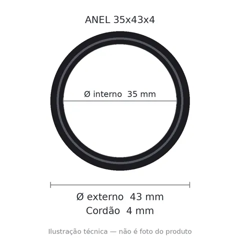 Anel 7743 35x43x4