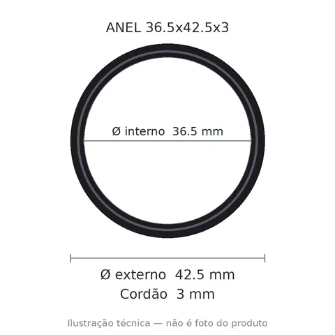 Anel 7576 36,5x42,5x3