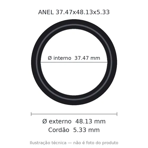 Anel 2325 37,47x48,13x5,33
