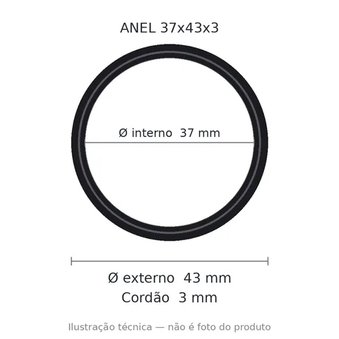 Anel 7903 37x43x3