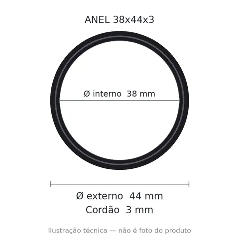 Anel 7577 38x44x3