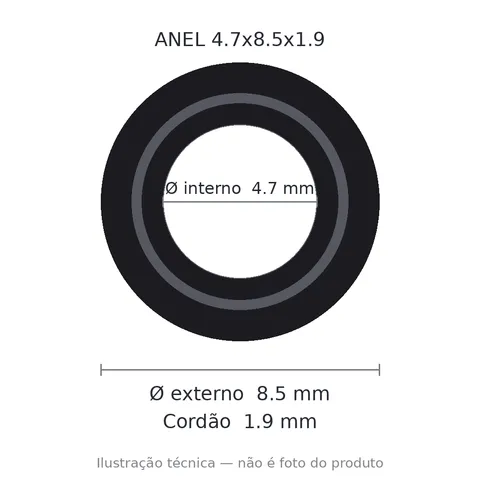Anel 7655 4,7x8,5x1,9