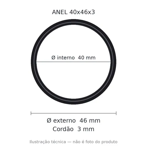 Anel 7068 40x46x3
