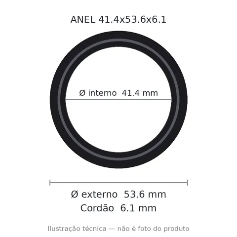 Anel 7327 41,4x53,6x6,1