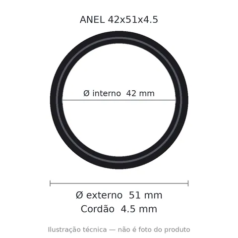 Anel 7268 42x51x4,5