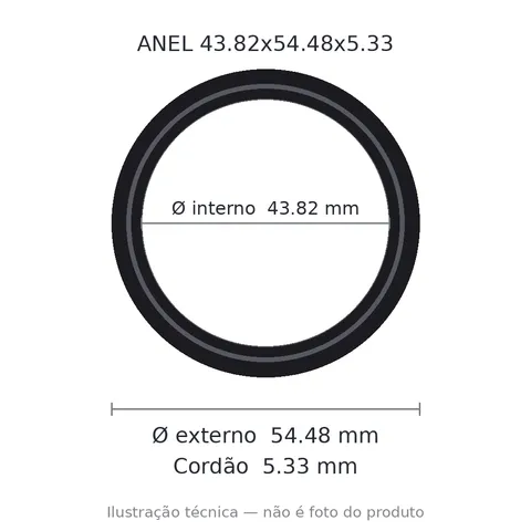 Anel 2327 43,82x54,48x5,33