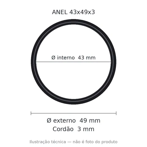 Anel 7600 43x49x3