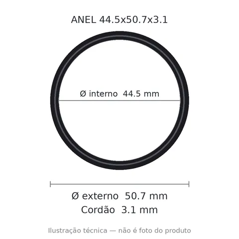 Anel 7389 44,5x50,7x3,1