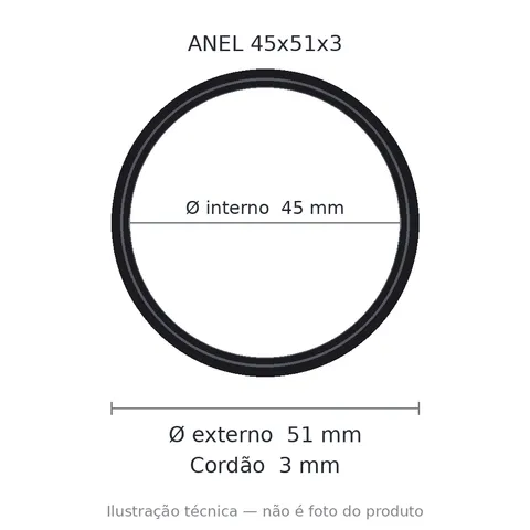 Anel 7596 45x51x3