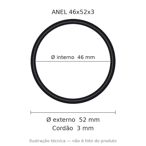 Anel 7272 46x52x3