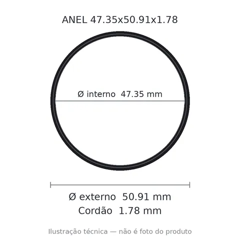 Anel 2032 47,35x50,91x1,78