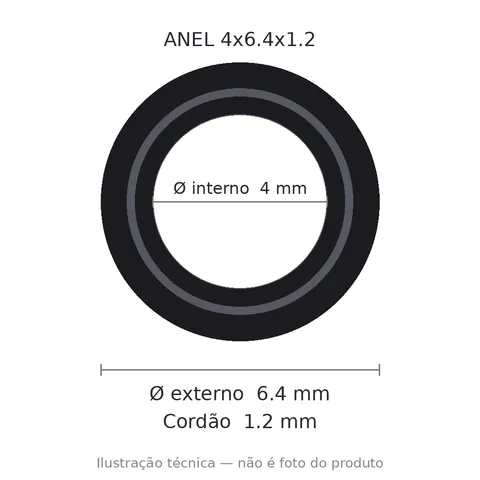 Anel 7423 4x6,4x1,2