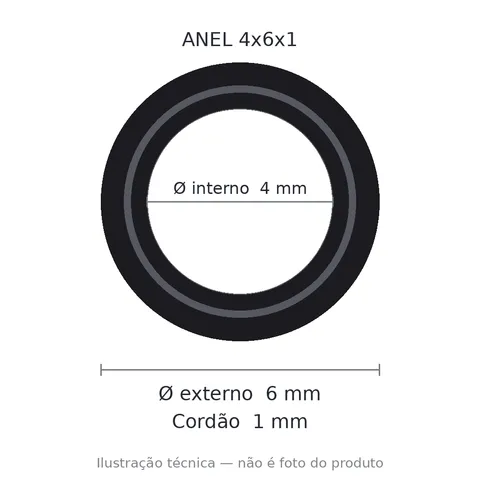 Anel 7636 4x6x1