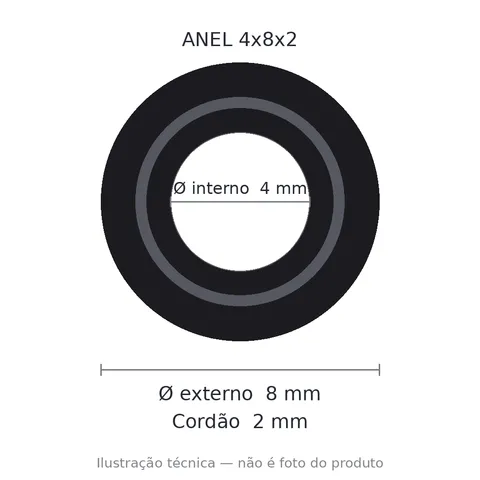 Anel 7702 4x8x2