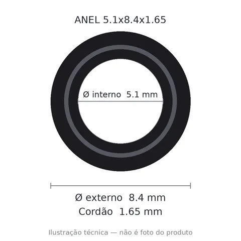 Anel 7599 5,1x8,4x1,65