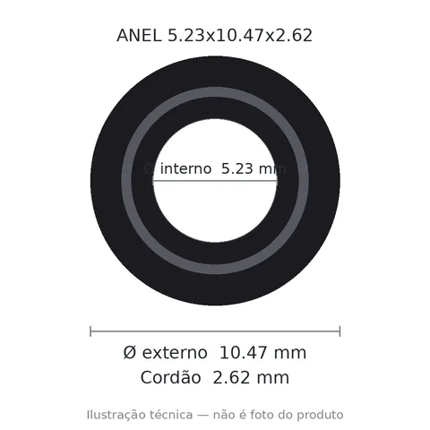 Anel 2107 5,23x10,47x2,62