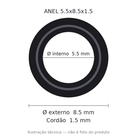 Anel 7994 5,5x8,5x1,5