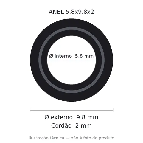 Anel 7473 5,8x9,8x2