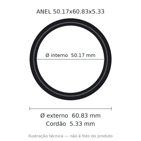 Anel 2329 50,17x60,83x5,33