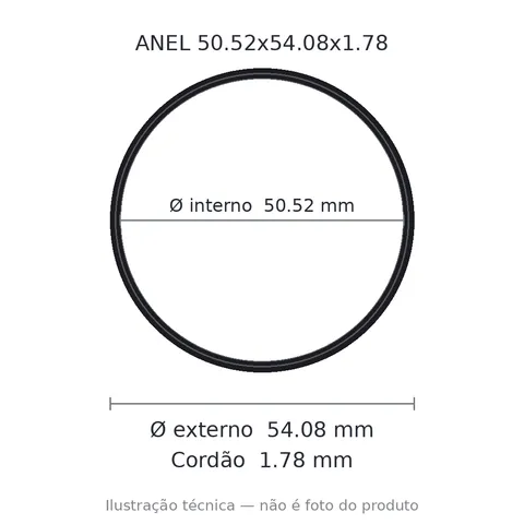 Anel 2033 50,52x54,08x1,78
