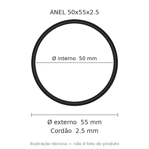 Anel 7188 50x55x2,5