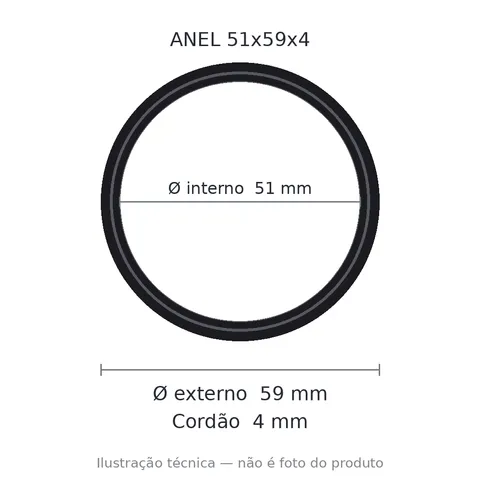 Anel 7829 51x59x4