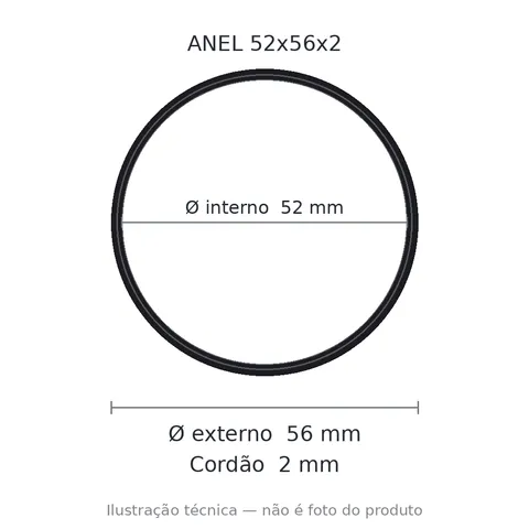 Anel 7637 52x56x2