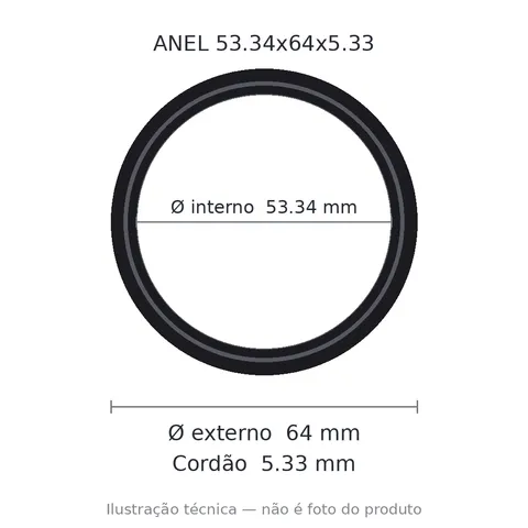 Anel 2330 53,34x64x5,33