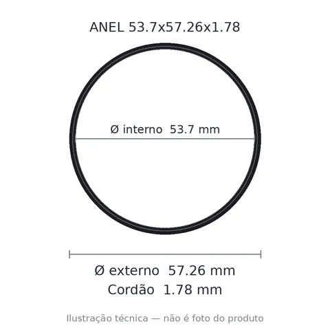 Anel 2034 53,7x57,26x1,78