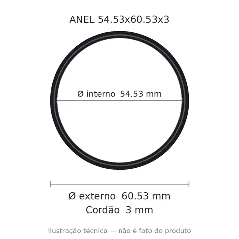 Anel B 8227 54,53x60,53x3