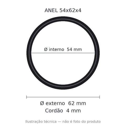 Anel 7988 54x62x4